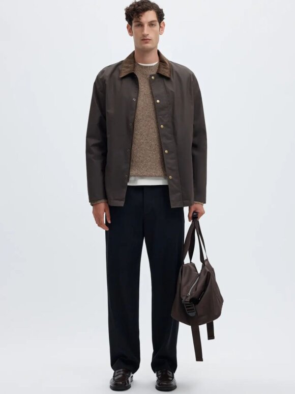 Selected - SLMneil LS Knit Neps Crew Neck