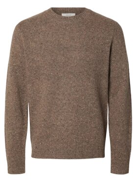 Selected - SLMneil LS Knit Neps Crew Neck