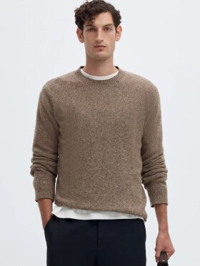 Selected - SLMneil LS Knit Neps Crew Neck
