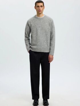 Selected - SLMRai LS Knit Waffle CrewNeck