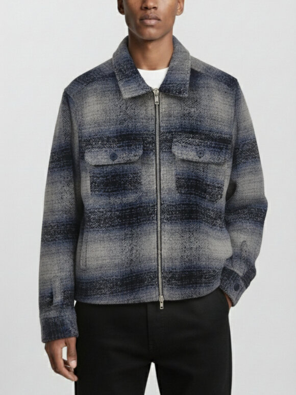 Plenum Studio - Radi Zip Check Jacket