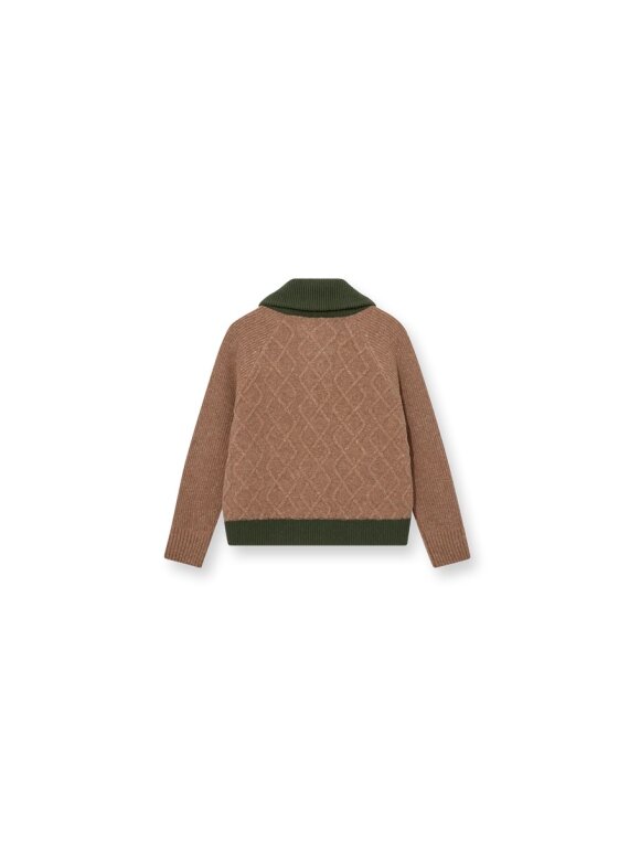 HEYANNO - MMHRoll Melange Knit Brown
