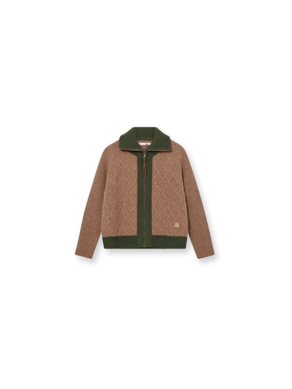 HEYANNO - MMHRoll Melange Knit Brown