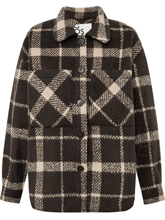 Gossia - IceGO Shirt Jacket Brown Check