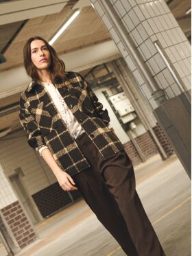 Gossia - IceGO Shirt Jacket Brown Check