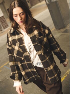 Gossia - IceGO Shirt Jacket Brown Check