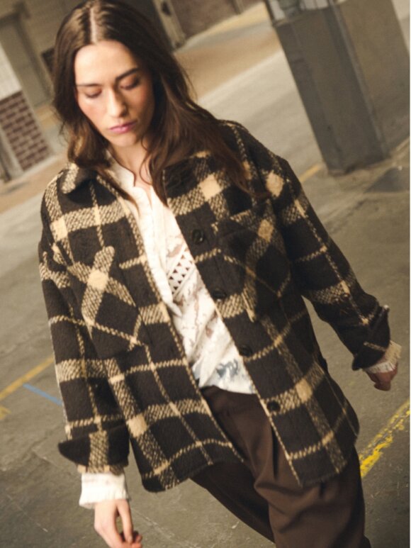 Gossia - IceGO Shirt Jacket Brown Check