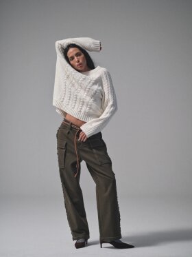 HEYANNO - MMHHero Frill pant Kombu Green HEYANNO - MMHHero Frill pant Kombu Green