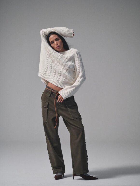 HEYANNO - MMHHero Frill pant Kombu Green