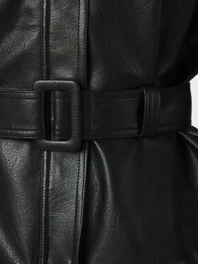 Neo Noir - Jaclyn Faux Leather Black