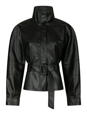 Neo Noir - Jaclyn Faux Leather Black
