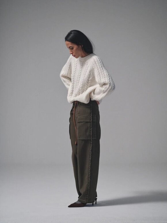 HEYANNO - MMHHero Frill pant Kombu Green