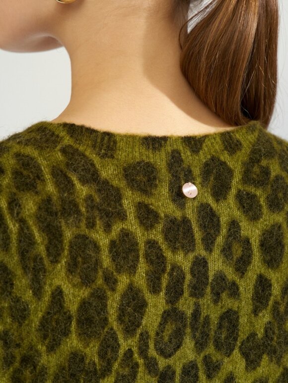 Numph - NURiette Leo Pullover Green