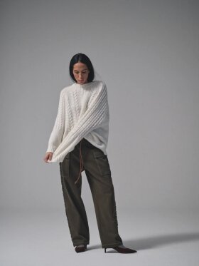 HEYANNO - MMHHero Frill pant Kombu Green HEYANNO - MMHHero Frill pant Kombu Green