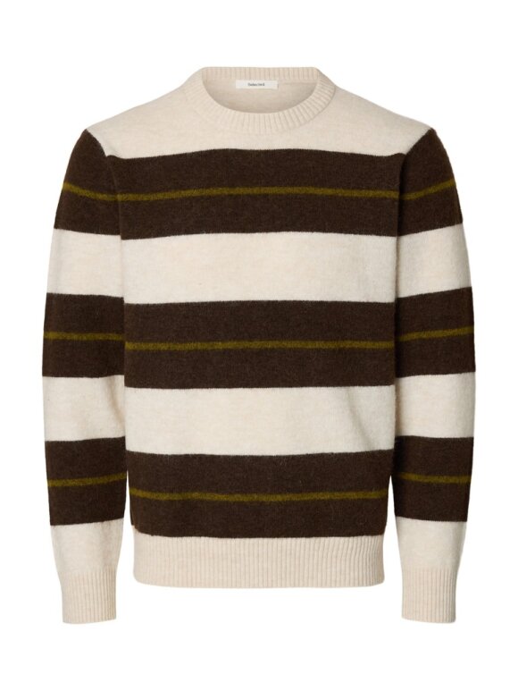 Selected - Slmrai Ls Knit Reg Crew neck