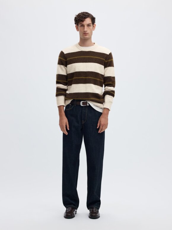 Selected - Slmrai Ls Knit Reg Crew neck