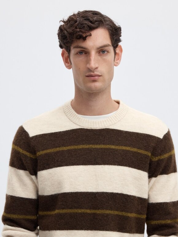 Selected - Slmrai Ls Knit Reg Crew neck