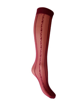 Black Colour - BCMalva Knee High Socks Wine