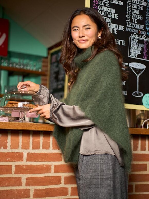 Black Colour - BCMabel LS Blouse Taupe