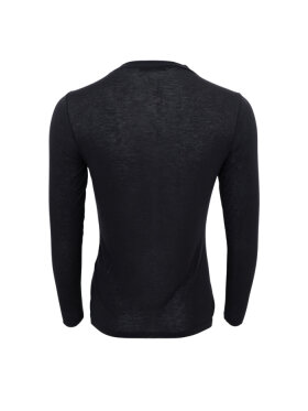 Black Colour - BCAlba LS Tee Black Solid
