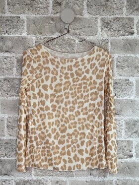 Cabana Living - Cash blouse  Leo beige
