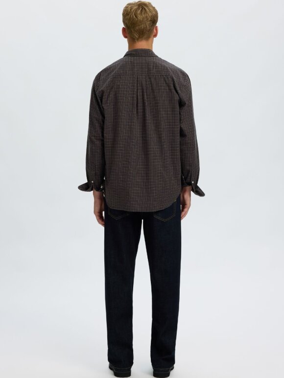 Selected - SLMRegcole Jay Melange LSShirt
