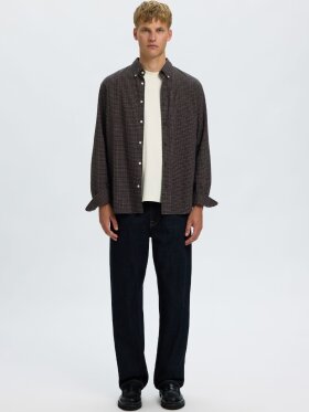 Selected - SLMRegcole Jay Melange LSShirt Selected - SLMRegcole Jay Melange LSShirt