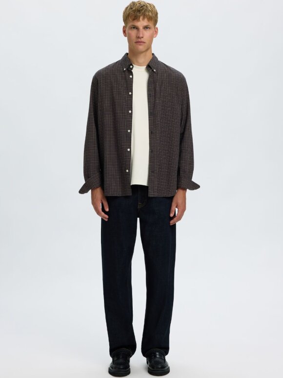 Selected - SLMRegcole Jay Melange LSShirt
