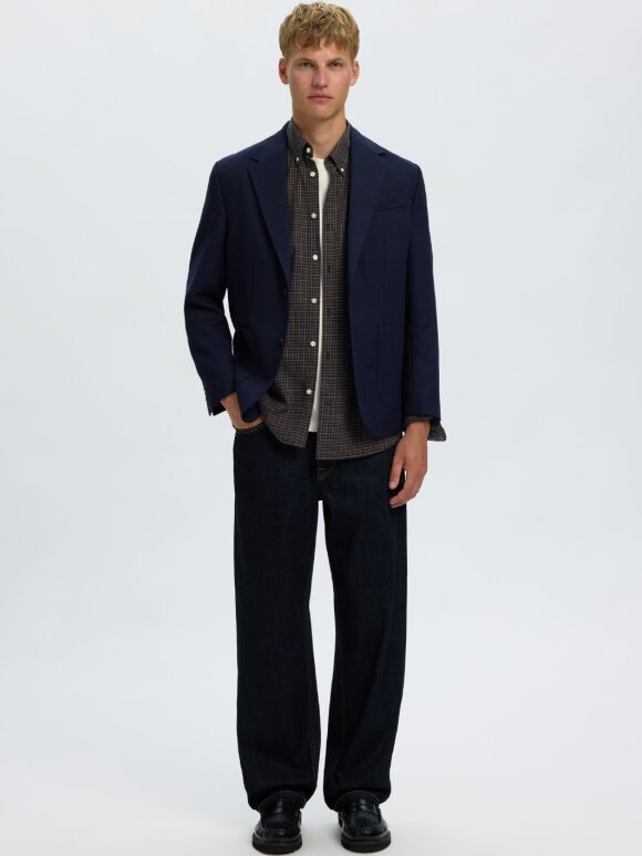 Selected - SLMRegcole Jay Melange LSShirt