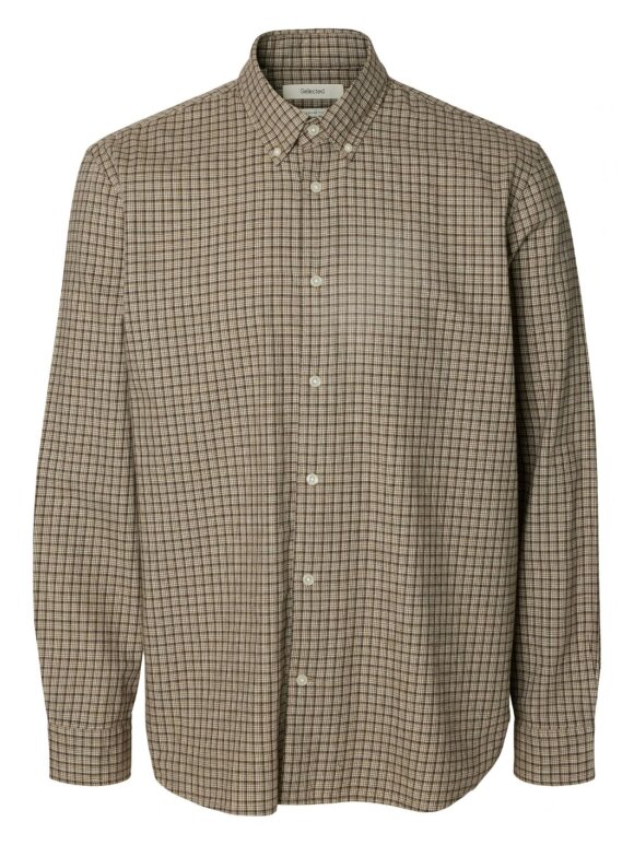 Selected - SLMRegcole Jay Melange LSShirt
