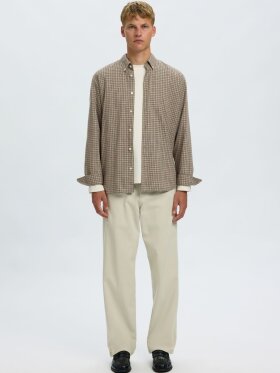 Selected - SLMRegcole Jay Melange LSShirt Selected - SLMRegcole Jay Melange LSShirt