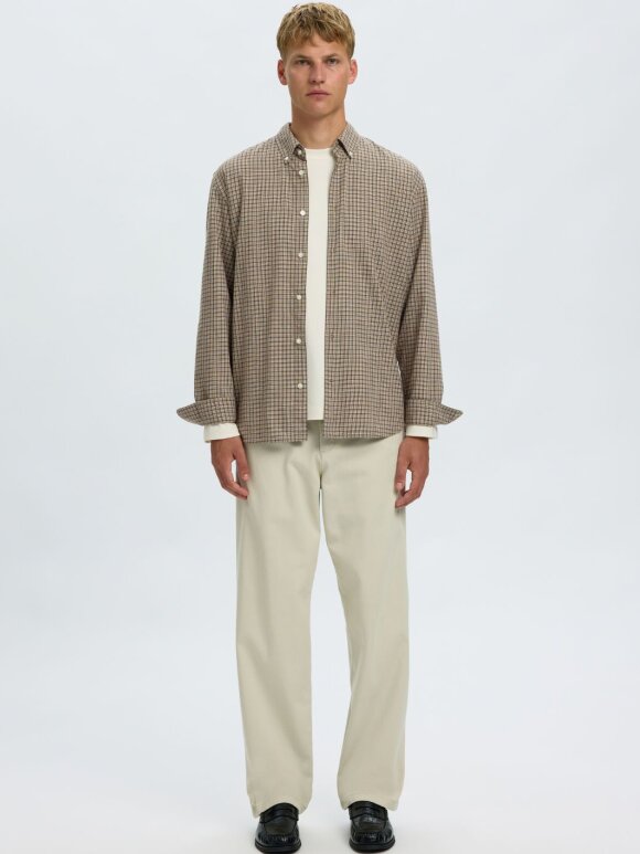Selected - SLMRegcole Jay Melange LSShirt