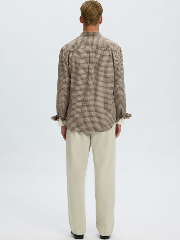 Selected - SLMRegcole Jay Melange LSShirt