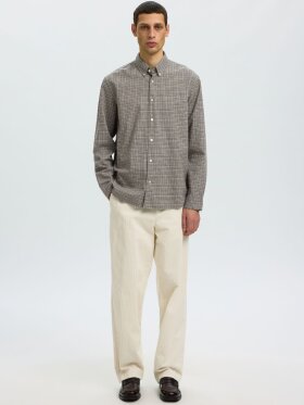 Selected - SLMRegcole Jay Melange LSShirt Selected - SLMRegcole Jay Melange LSShirt