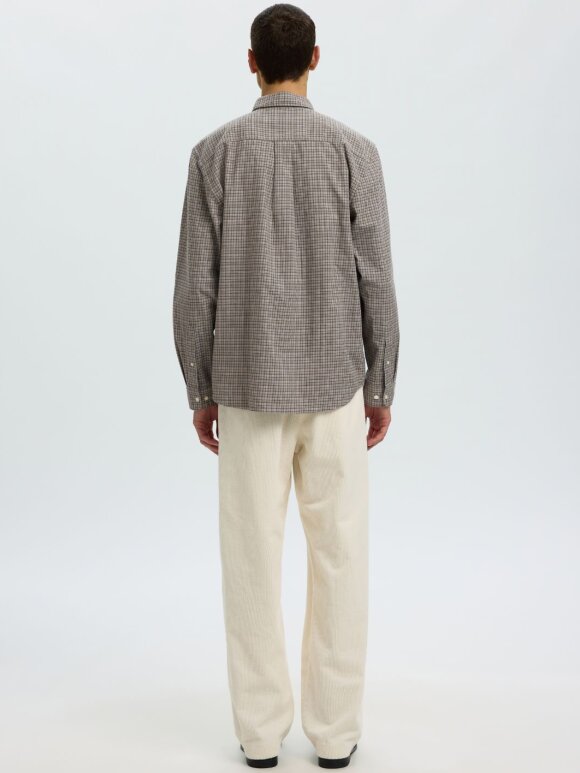 Selected - SLMRegcole Jay Melange LSShirt