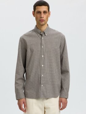 Selected - SLMRegcole Jay Melange LSShirt Selected - SLMRegcole Jay Melange LSShirt