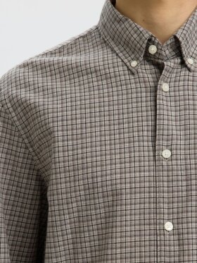 Selected - SLMRegcole Jay Melange LSShirt Selected - SLMRegcole Jay Melange LSShirt