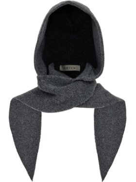 Gossia - EtteGO Scarf Hoodie Dark Grey Gossia - EtteGO Scarf Hoodie Dark Grey