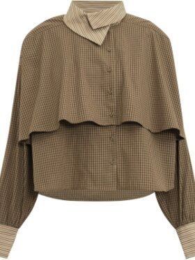 Gossia - ChalineGO Shirt Brown Cheks