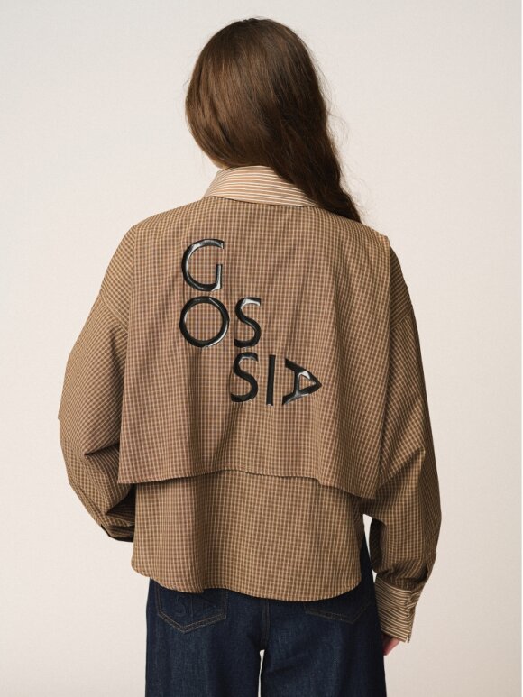 Gossia - ChalineGO Shirt Brown Cheks