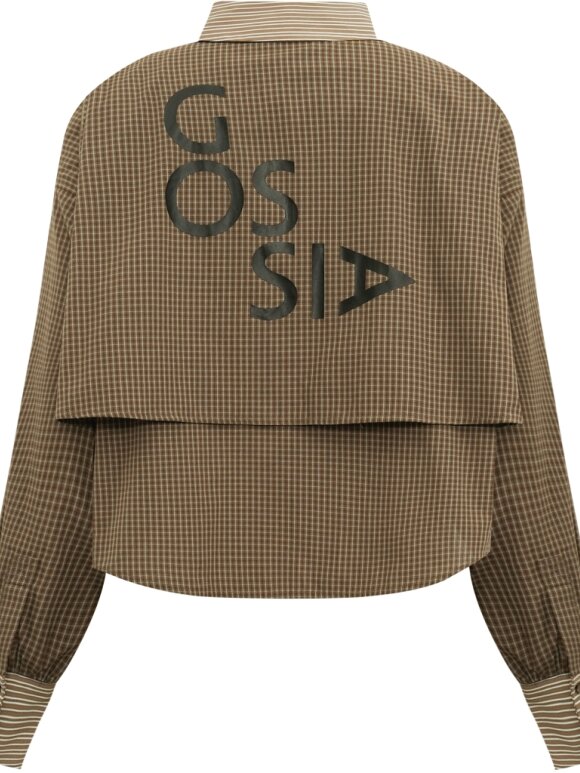 Gossia - ChalineGO Shirt Brown Cheks