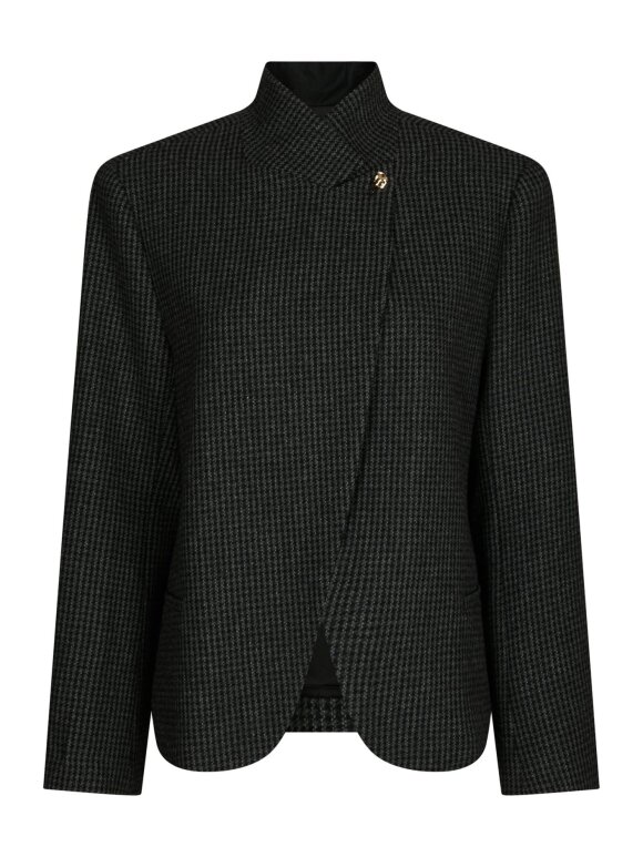 Neo Noir - Paria Check Blazer Dark Grey