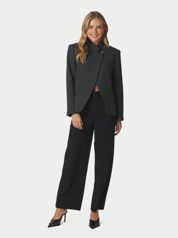 Neo Noir - Paria Check Blazer Dark Grey