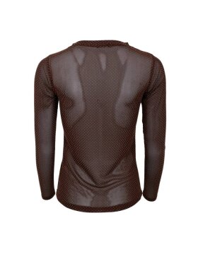 Black Colour - BCJessie Mesh Blouse Coffee Black Colour - BCJessie Mesh Blouse Coffee