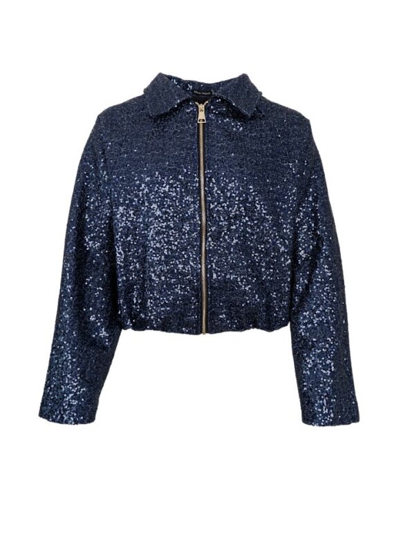 Black Colour - BCGary Bomber Jacket Navy