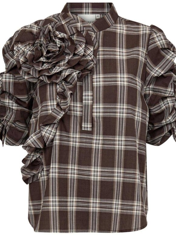 Gossia - ZabinaGO Blouse Brown Checks