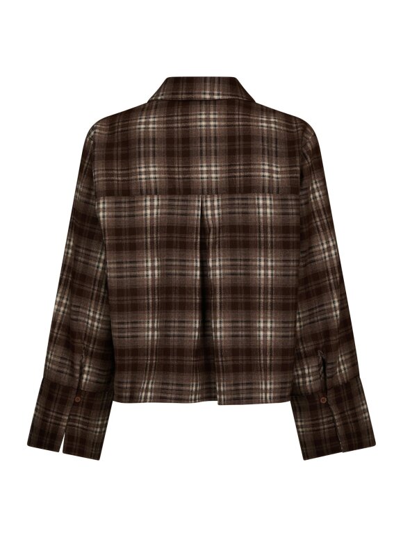 Neo Noir - Jaylin Flannel Check shirt gre