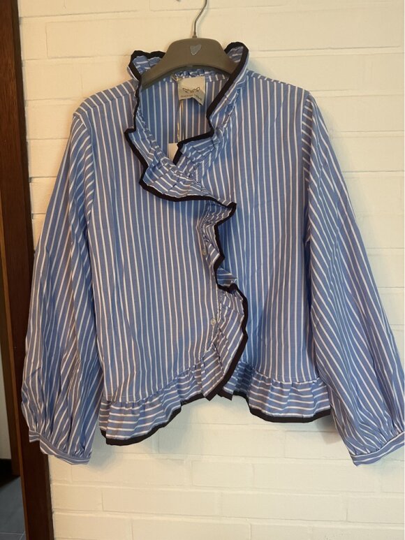 Boho Love - Skjorte Blue Stripe