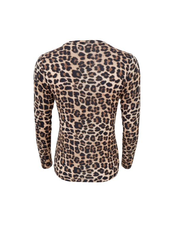Black Colour - BCAlba LS Tee Natural Leo
