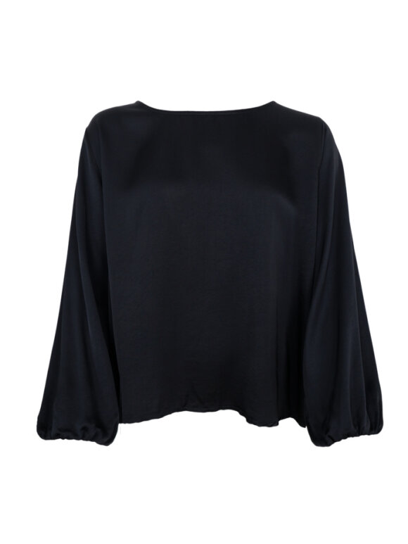 Black Colour - BCMabel LS Blouse Black